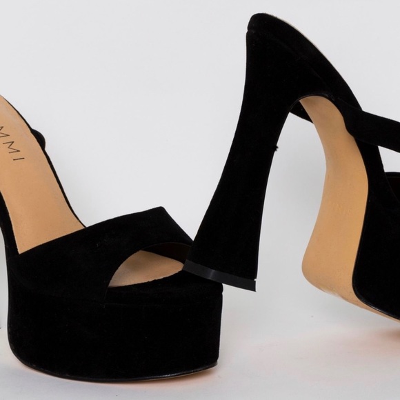 Simmi Shoes “Melly” open toe Platform heels - Picture 2 of 8